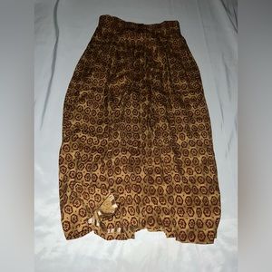 Nipon Studio Size 10 Boho Skirt Length 34” Rayon Button M1